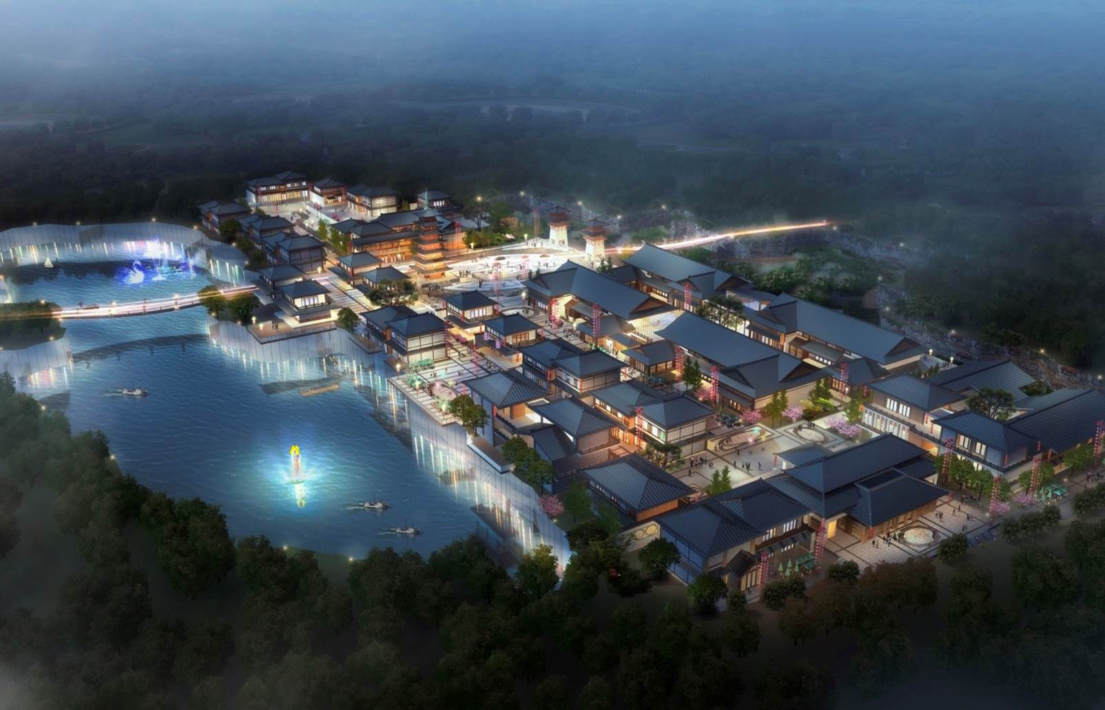 山東莒縣浮來(lái)山旅游度假區啟動(dòng)區建筑景觀(guān)設計