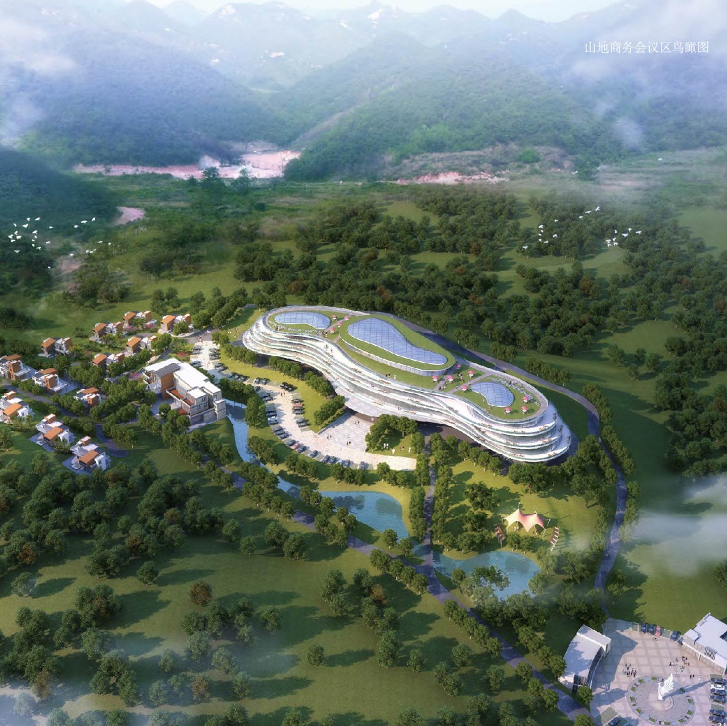 廣西桂林市 藍溪谷國家養生度假區建筑設計