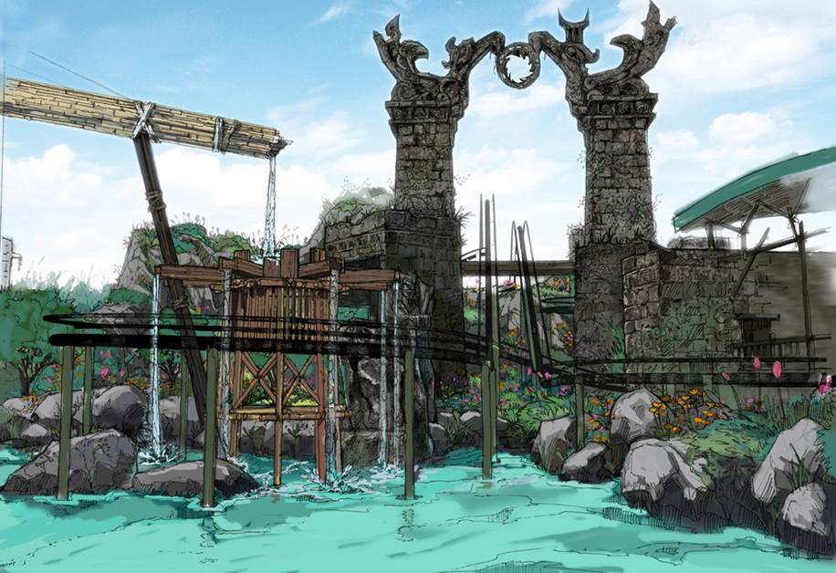 成都歡樂谷·巴蜀迷情主題樂園景觀設計