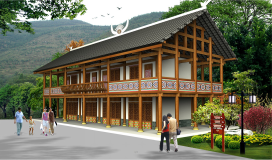 靈峰苗寨村落風貌改造景觀設計