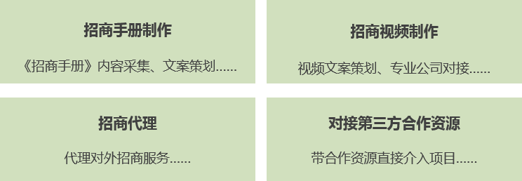 歸派鄉村振興規劃特色服務(wù)板塊四：招商引資、資源導入